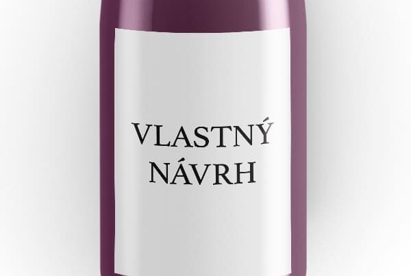 etiketa na svadobne vino vlastny navrh